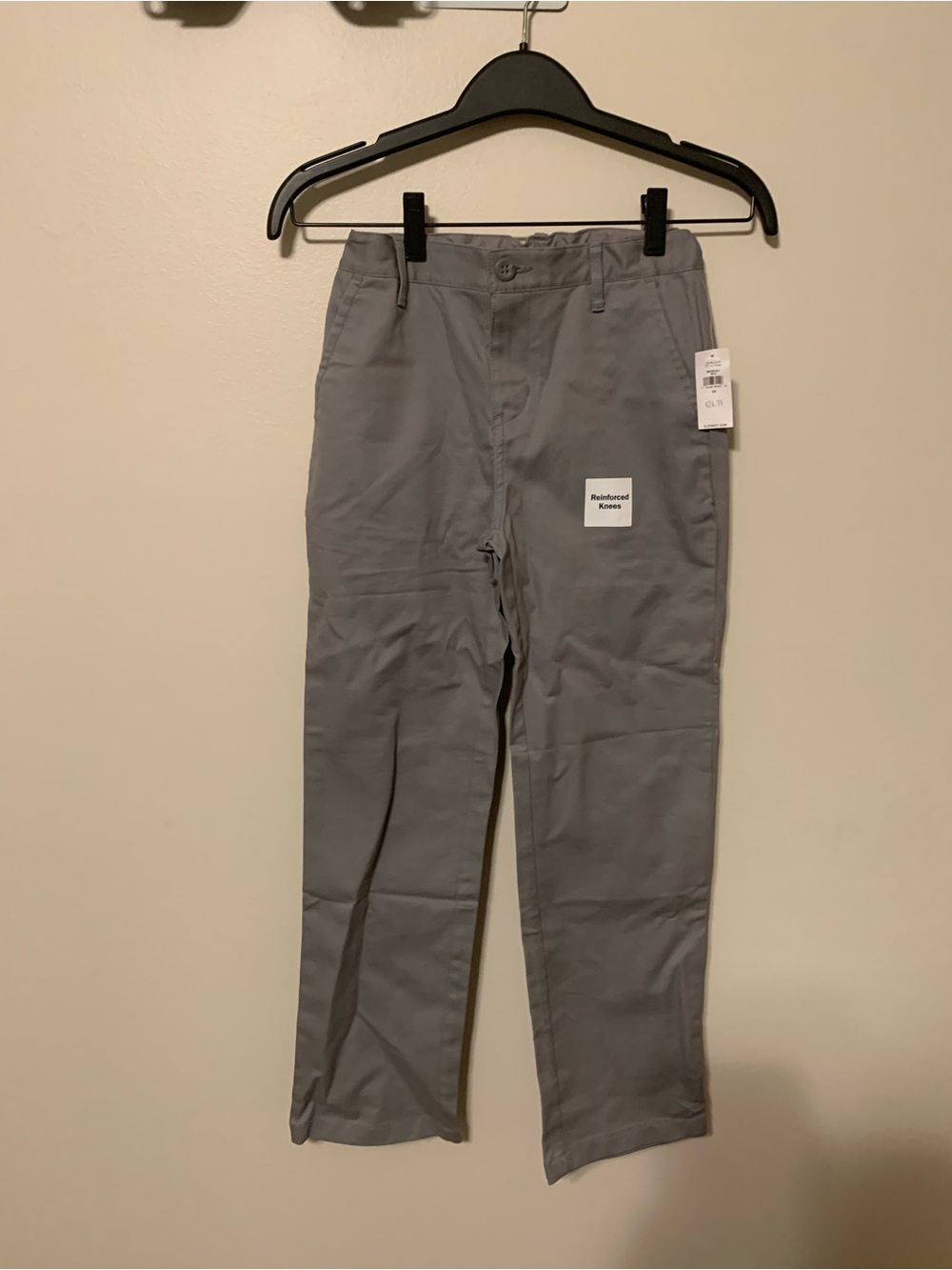 New Old Navy Gray Boys Dress Pants - Straight Fit. Size 10